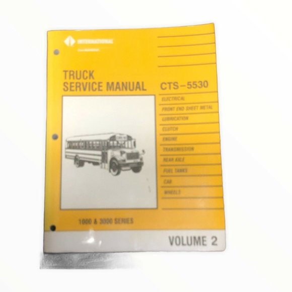 OEM Factory 1995-96 International CTS-5530 Service Repair Shop Manual Vol. 2 - Picture 1 of 3